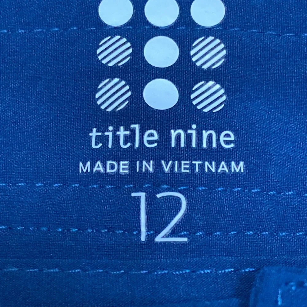 Title Nine Swingtastic Teal Athletic Skort - Picture 5 of 8